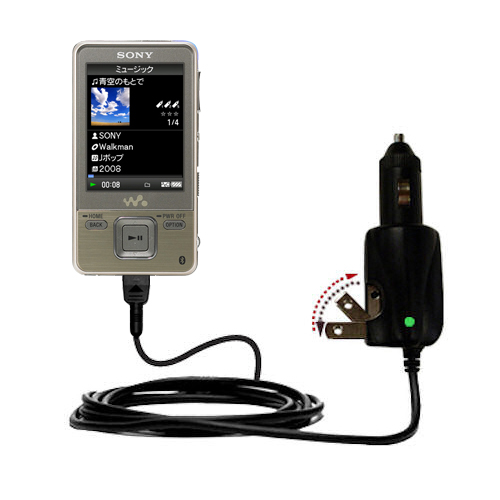 Car & Home 2 in 1 Charger compatible with the Sony Walkman NW-A820