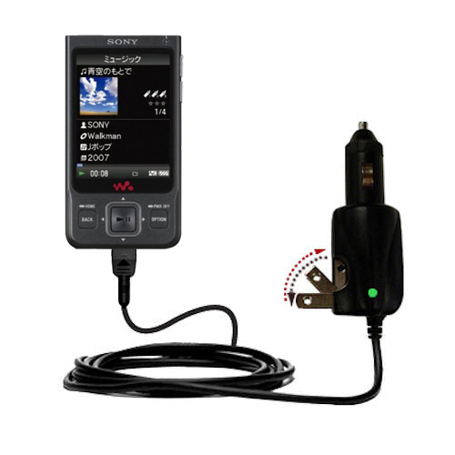 Car & Home 2 in 1 Charger compatible with the Sony Walkman NW-A918