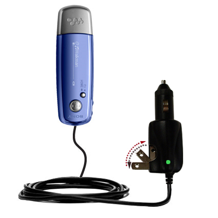 Car & Home 2 in 1 Charger compatible with the Sony Walkman NW-E002F