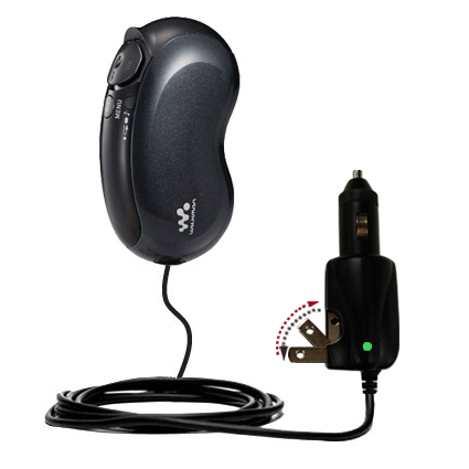 Car & Home 2 in 1 Charger compatible with the Sony Walkman NW-E305