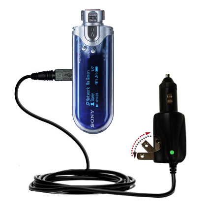 Car & Home 2 in 1 Charger compatible with the Sony Walkman NW-E405