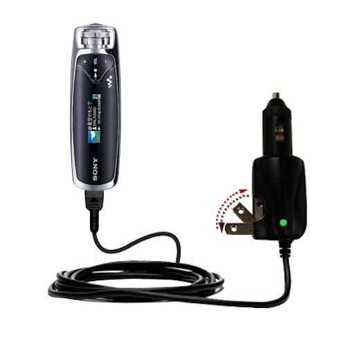 Car & Home 2 in 1 Charger compatible with the Sony Walkman NW-S705F