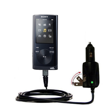 Car & Home 2 in 1 Charger compatible with the Sony Walkman NWZ-E354