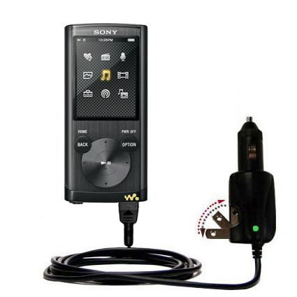Car & Home 2 in 1 Charger compatible with the Sony Walkman NWZ-E454