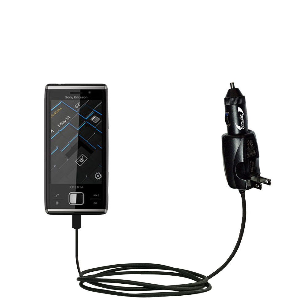 Car & Home 2 in 1 Charger compatible with the Sony Xperia X2