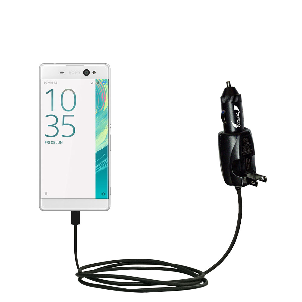 Car & Home 2 in 1 Charger compatible with the Sony Xperia XA Ultra