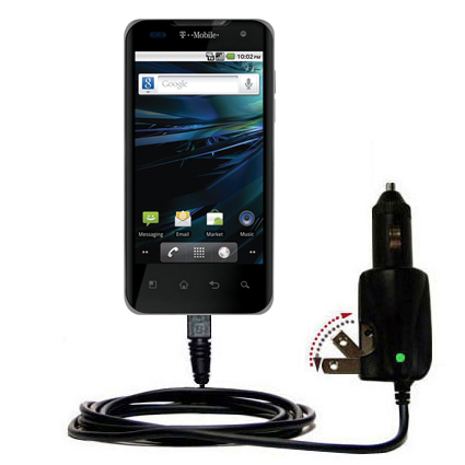 Car & Home 2 in 1 Charger compatible with the T-Mobile G2x