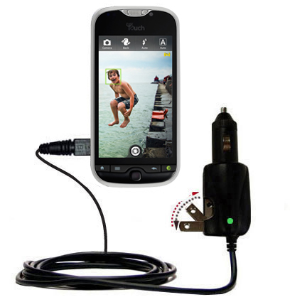 Car & Home 2 in 1 Charger compatible with the T-Mobile myTouch 4G Slide