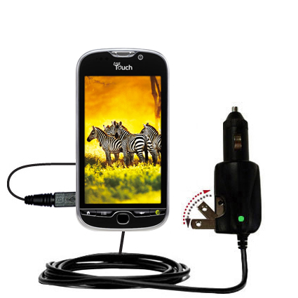 Car & Home 2 in 1 Charger compatible with the T-Mobile myTouch HD
