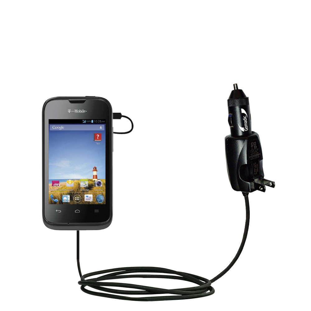 Car & Home 2 in 1 Charger compatible with the T-Mobile Prism II