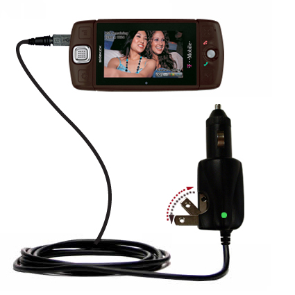 Car & Home 2 in 1 Charger compatible with the T-Mobile Sidekick LX