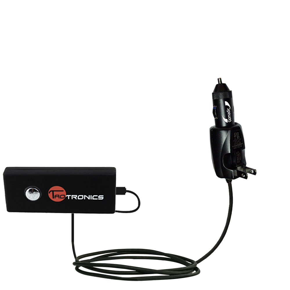 Car & Home 2 in 1 Charger compatible with the TaoTronics TT-BA01