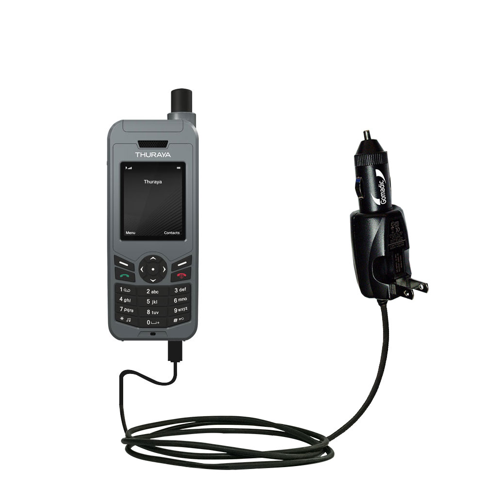 Car & Home 2 in 1 Charger compatible with the Thuraya XT Lite