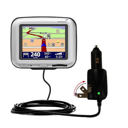 Car & Home 2 in 1 Charger compatible with the TomTom Go 300