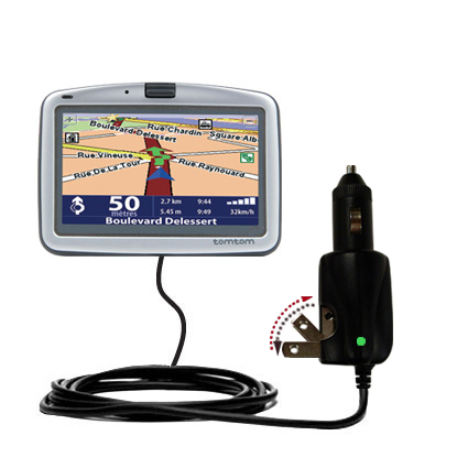 Car & Home 2 in 1 Charger compatible with the TomTom Go 510