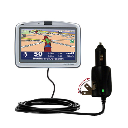 Car & Home 2 in 1 Charger compatible with the TomTom Go 710