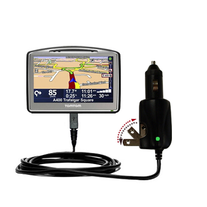 Car & Home 2 in 1 Charger compatible with the TomTom Go 920 920T