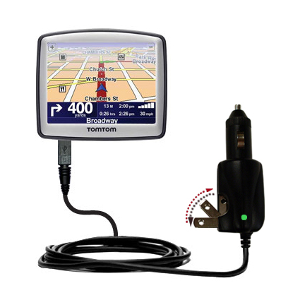 Car & Home 2 in 1 Charger compatible with the TomTom ONE 130