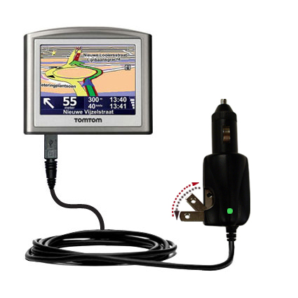 Car & Home 2 in 1 Charger compatible with the TomTom ONE Europe Europe 22
