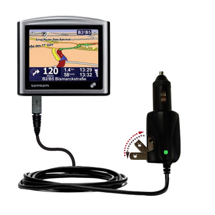 Car & Home 2 in 1 Charger compatible with the TomTom ONE Regional 22