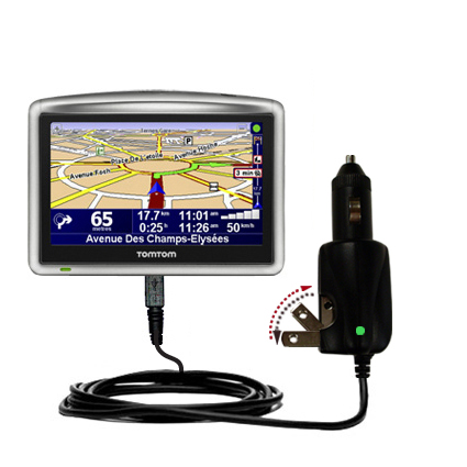 Car & Home 2 in 1 Charger compatible with the TomTom One XL