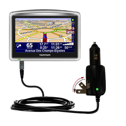 Car & Home 2 in 1 Charger compatible with the TomTom ONE XL Europe
