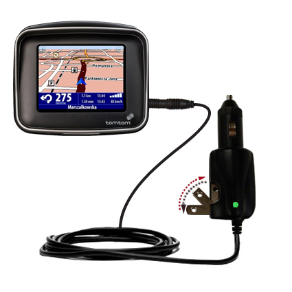 Car & Home 2 in 1 Charger compatible with the TomTom Rider