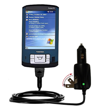 Car & Home 2 in 1 Charger compatible with the Toshiba e800