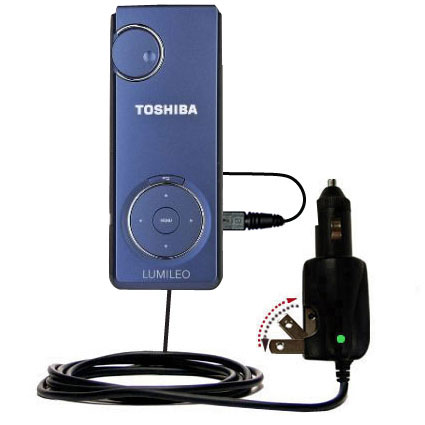 Car & Home 2 in 1 Charger compatible with the Toshiba Lumileo M200