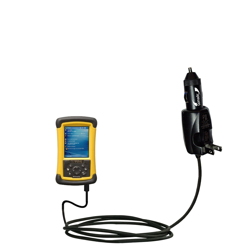 Car & Home 2 in 1 Charger compatible with the Trimble TDS Recon 200 / 200X