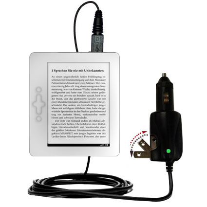 Car & Home 2 in 1 Charger compatible with the txtr GmbH txtr reader