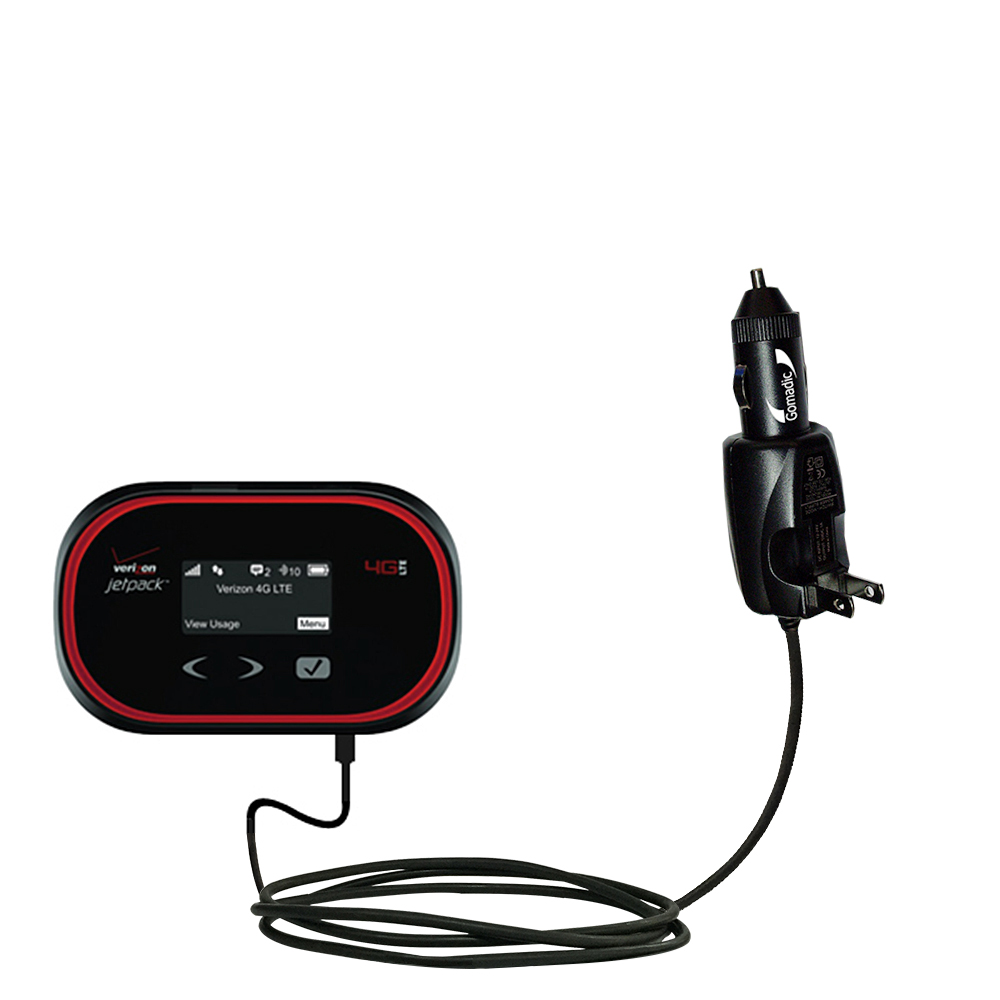 Car & Home 2 in 1 Charger compatible with the Verizon Jetpack