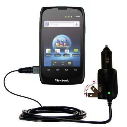Car & Home 2 in 1 Charger compatible with the ViewSonic ViewPhone 3 4s 4e 5e