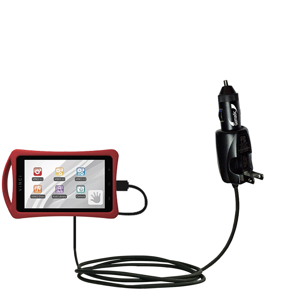 Car & Home 2 in 1 Charger compatible with the Vinci Tab M / Tab MV