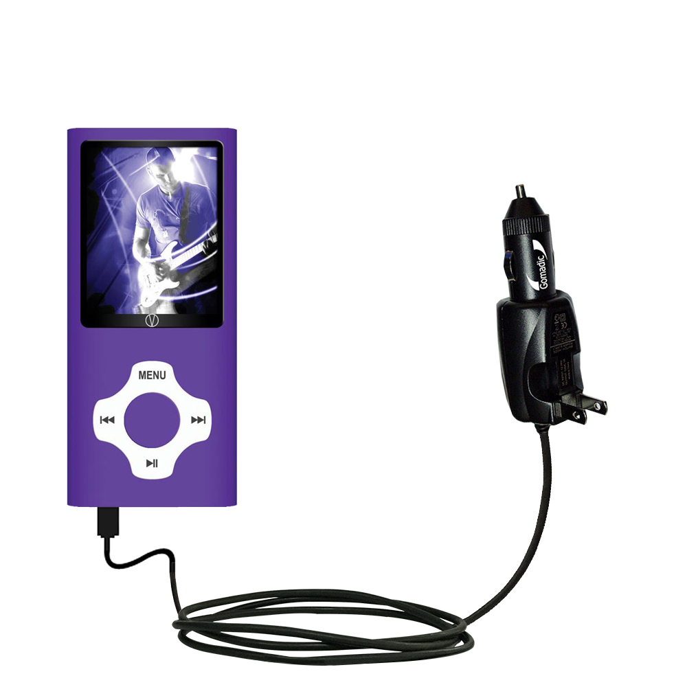 Car & Home 2 in 1 Charger compatible with the Visual Land Rave VL-607