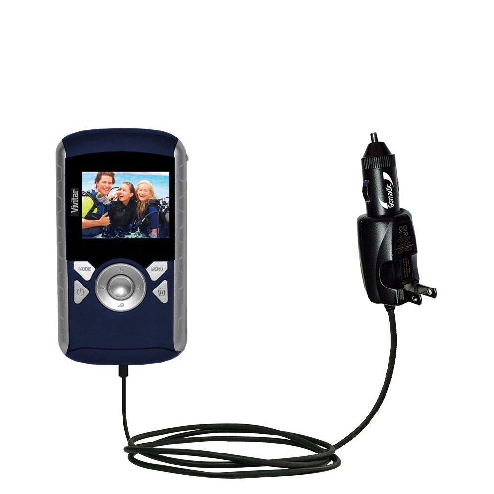 Car & Home 2 in 1 Charger compatible with the Vivitar DVR 690HD