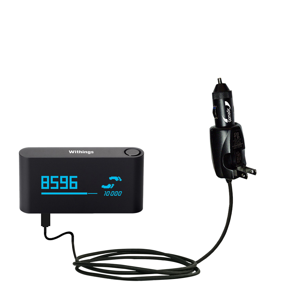 Car & Home 2 in 1 Charger compatible with the Withings Pulse