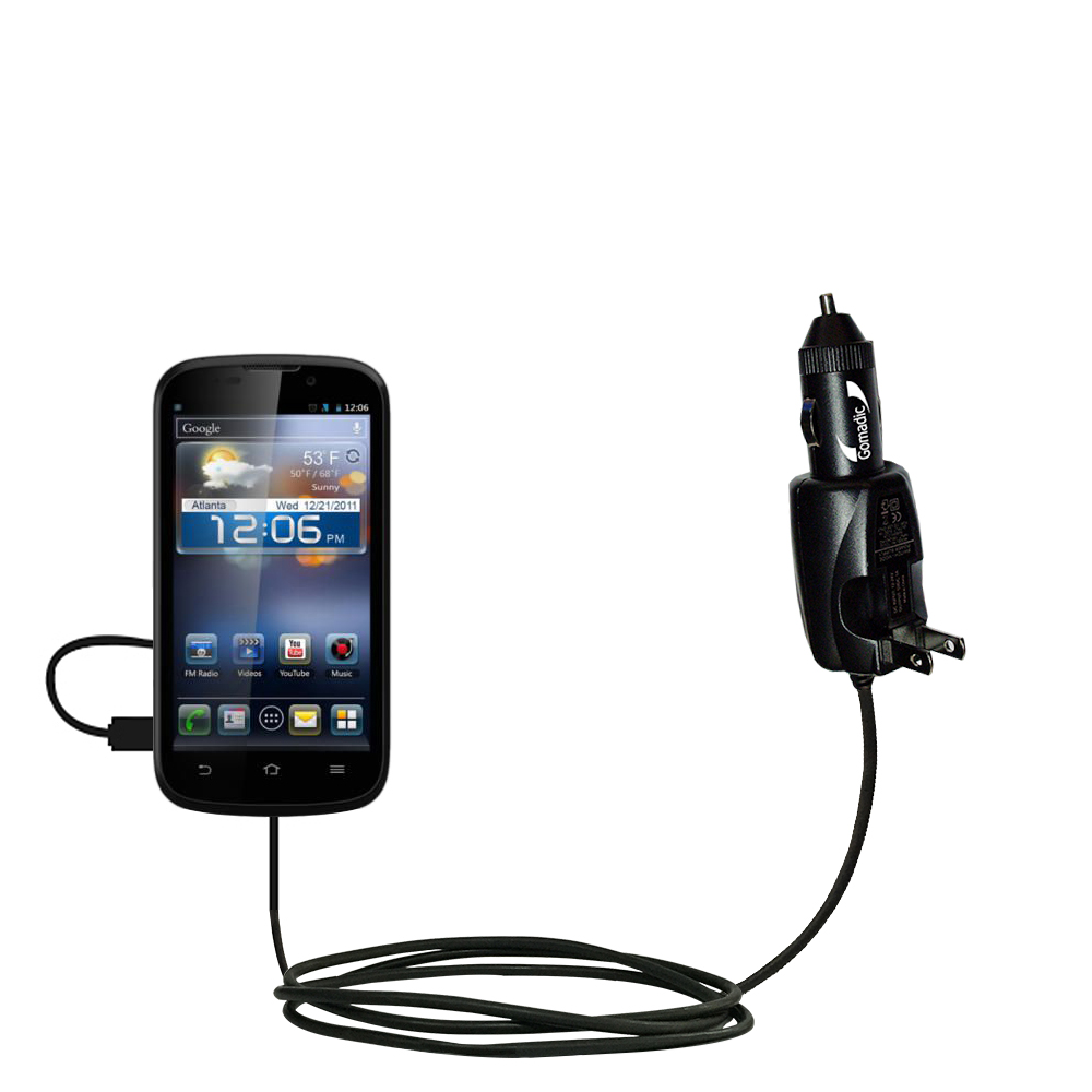 Car & Home 2 in 1 Charger compatible with the ZTE Awe