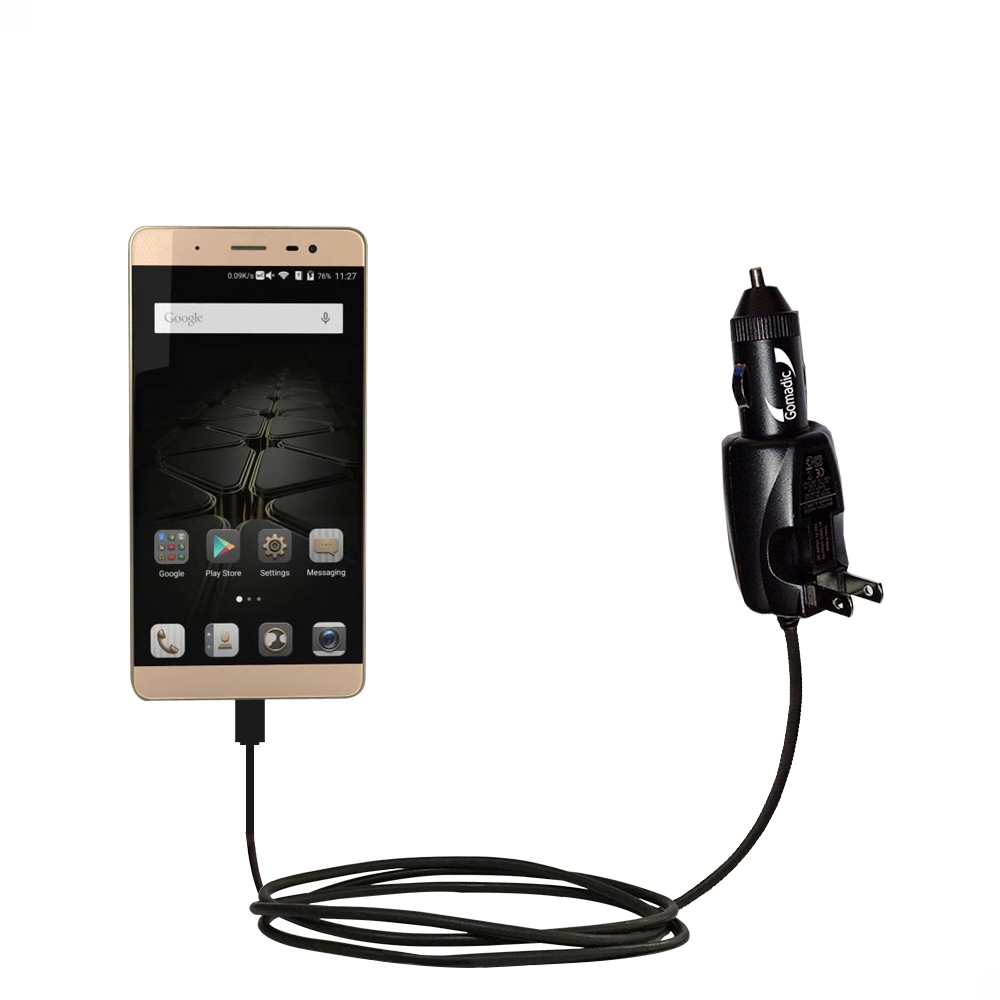 Car & Home 2 in 1 Charger compatible with the ZTE Axon Max