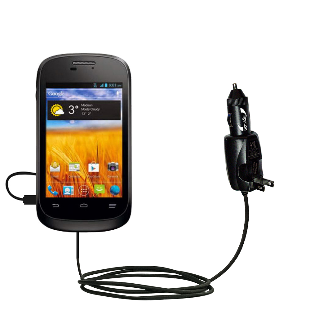 Car & Home 2 in 1 Charger compatible with the ZTE Director