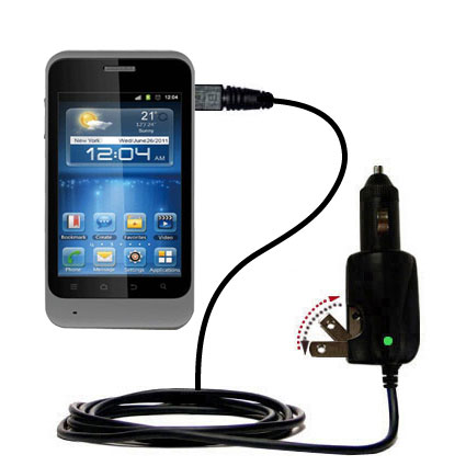 Car & Home 2 in 1 Charger compatible with the ZTE Kis