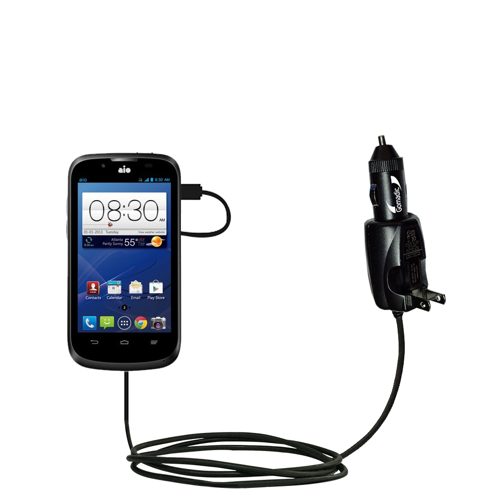 Car & Home 2 in 1 Charger compatible with the ZTE Overture