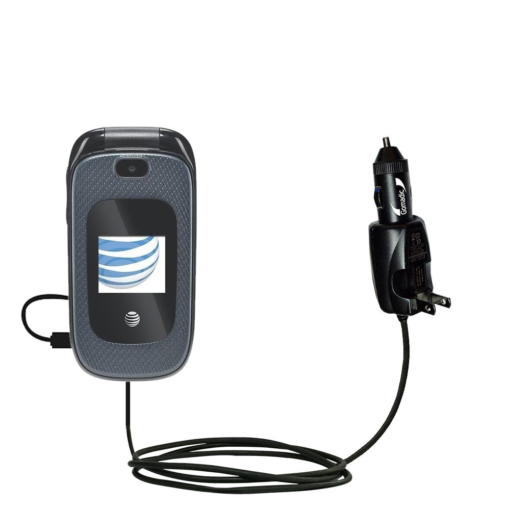 Car & Home 2 in 1 Charger compatible with the ZTE Z222