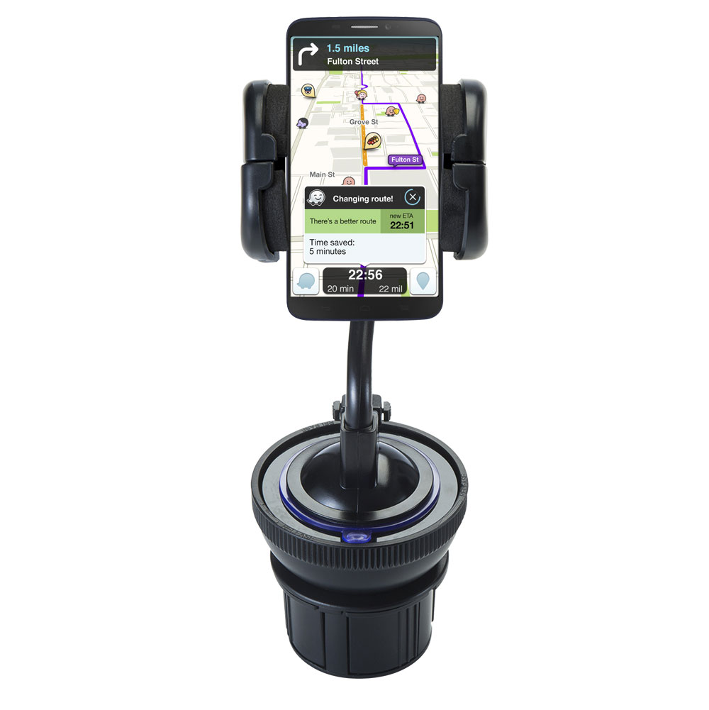 Cup Holder compatible with the Alcatel One Touch Hero