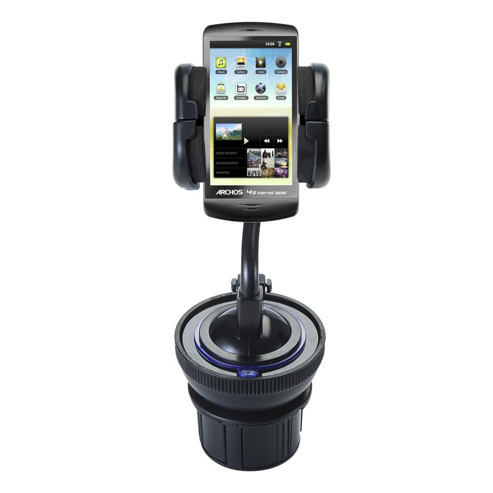 Cup Holder compatible with the Archos 43 Vision A43VB