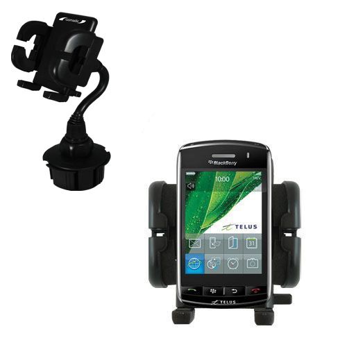 Gomadic Brand Car Auto Cup Holder Mount suitable for the Blackberry Storm - Attaches to your vehicle cupholder