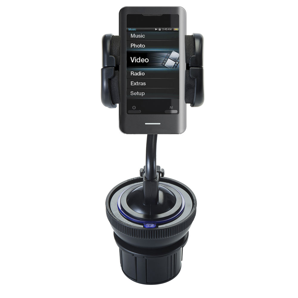 Cup Holder compatible with the Coby MP826 Touchscreen Video MP3 Player