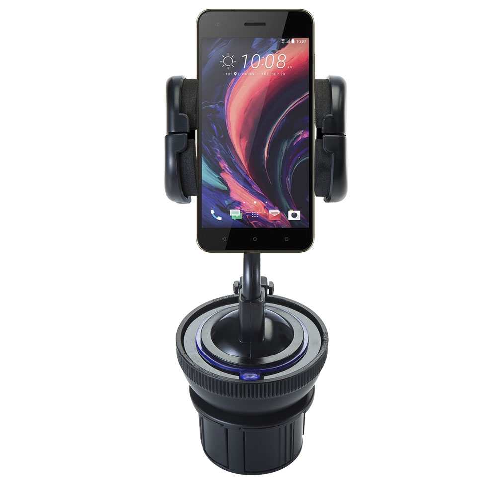 Cup Holder compatible with the HTC Desire 10 Pro / Lifestyle