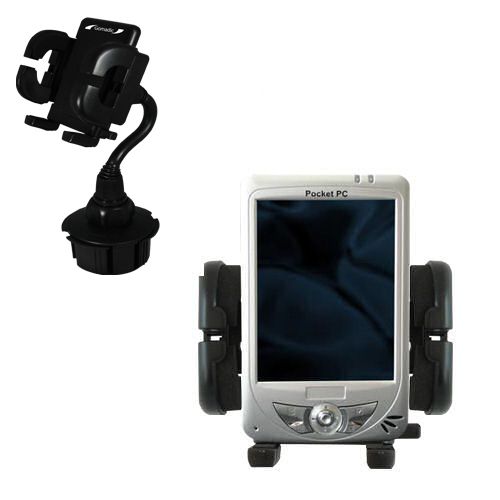Gomadic Brand Car Auto Cup Holder Mount suitable for the Medion MD95459 - Attaches to your vehicle cupholder