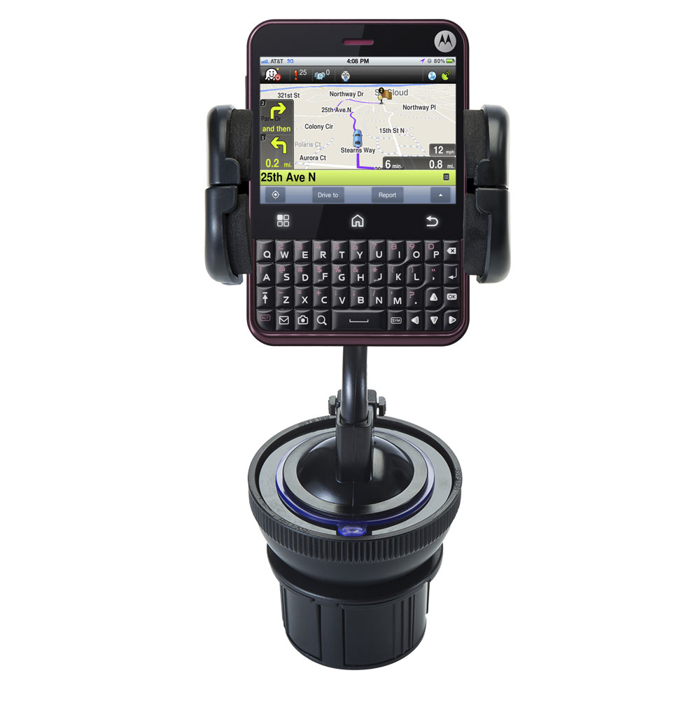 Cup Holder compatible with the Motorola CHARM